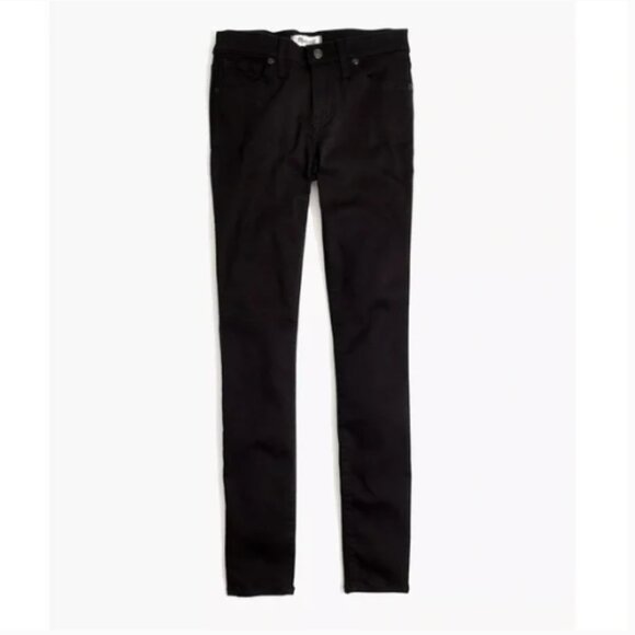 NWT Madewell Women's 25P Petite 8" Skinny Jeans in Carbondale Wash Black J9158 - Picture 1 of 3